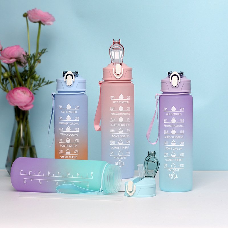SP-001 gradient sports water bottle detail image 02