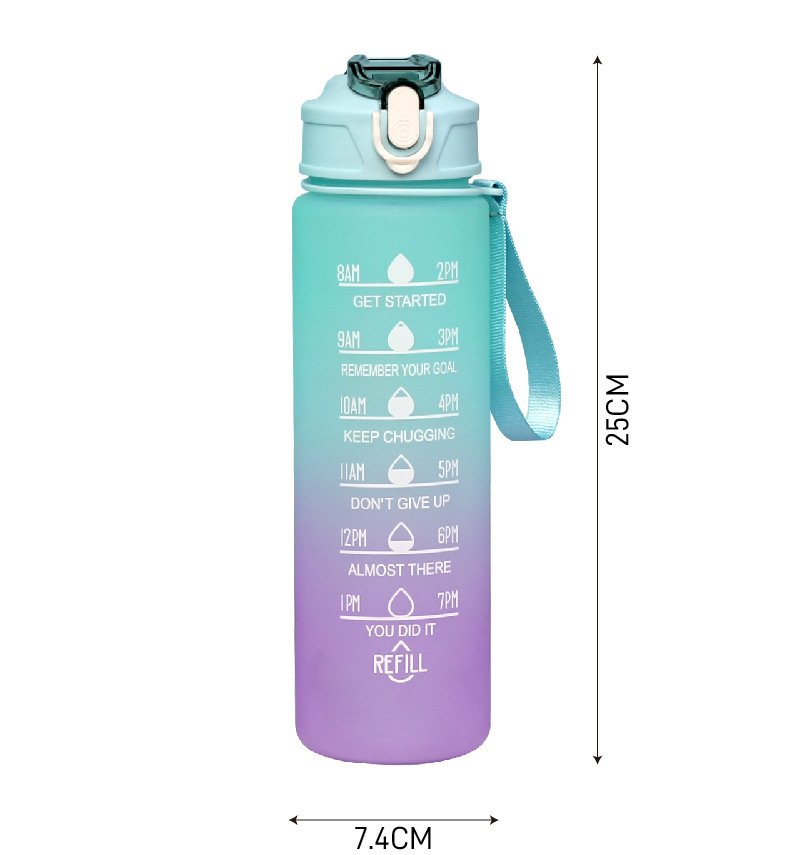 SP-001 gradient sports water bottle detail image 05