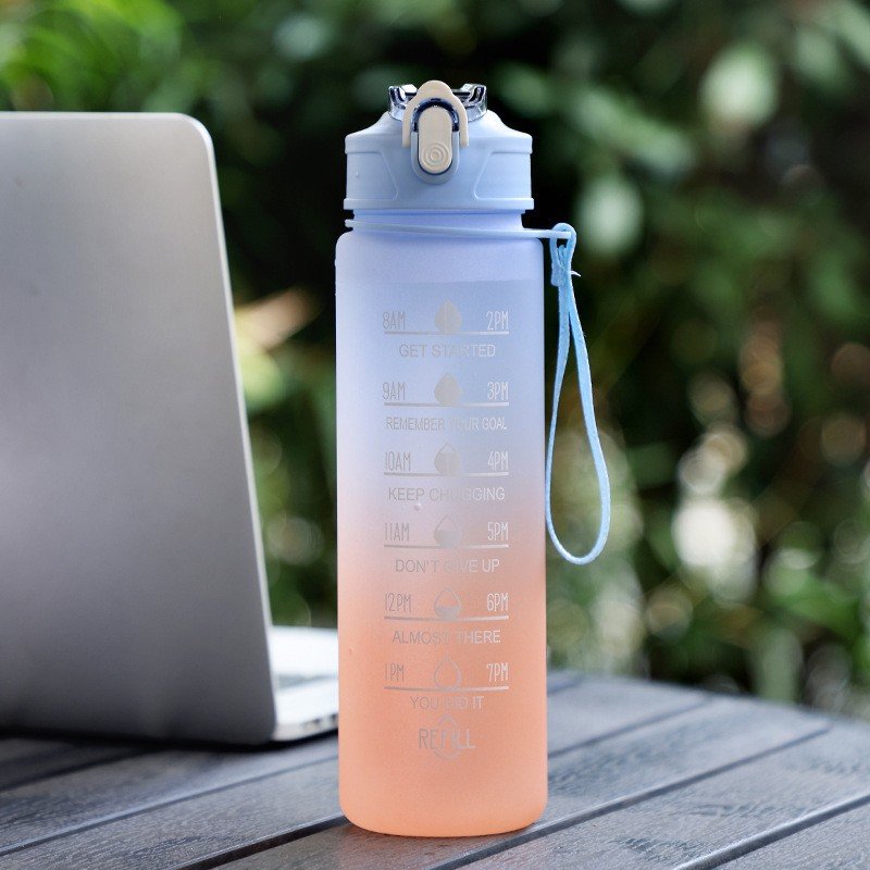 SP-001 gradient sports water bottle detail image 12