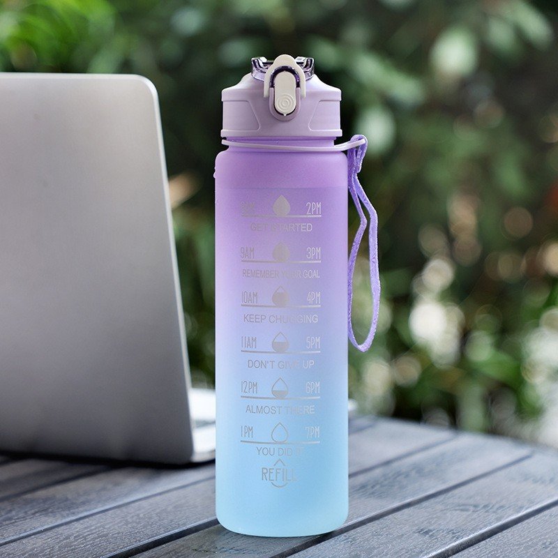 SP-001 gradient sports water bottle detail image 13