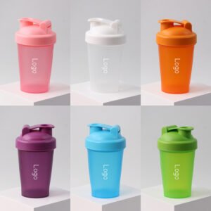 400ml Protein Shaker Bottle with Measurement Scale main image 2
