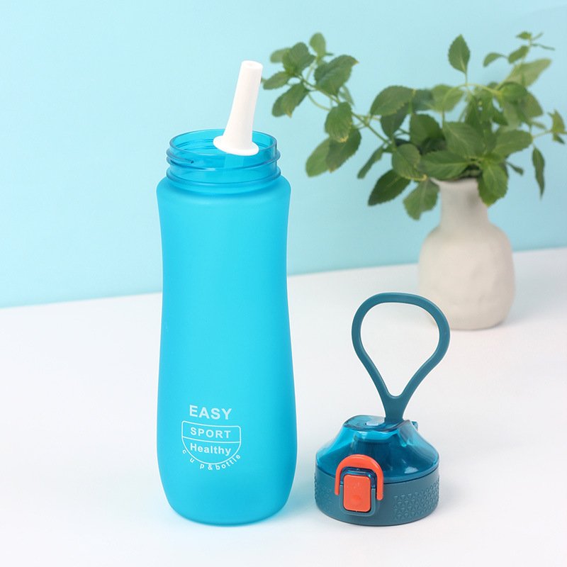 800ml Frosted Sports Water Bottle with Carry Handle detail image 12