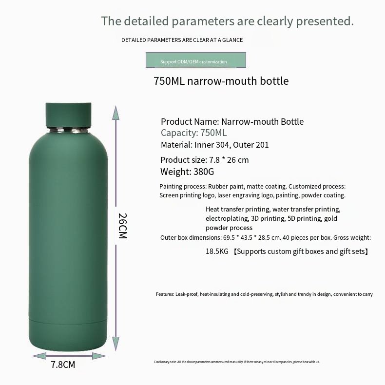 304 Stainless Steel Vacuum Sports Bottle detail image 7