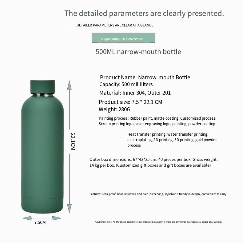 304 Stainless Steel Vacuum Sports Bottle detail image 8