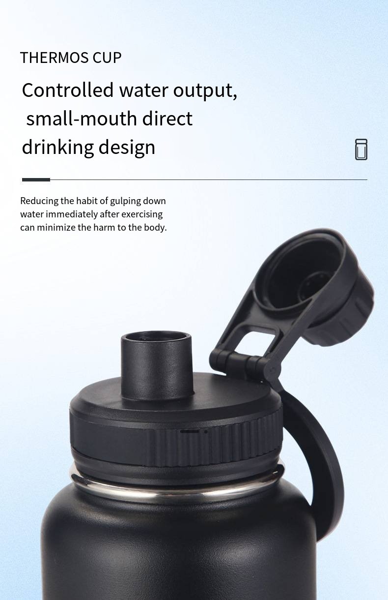 32oz Large-Capacity Stainless Steel Thermal Bottle detail image 5
