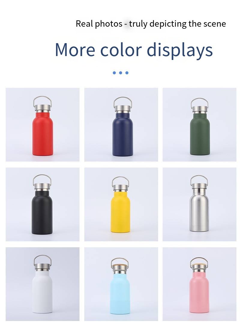 Wide-Mouth 304 Stainless Steel Cycling Bottle detail image 11