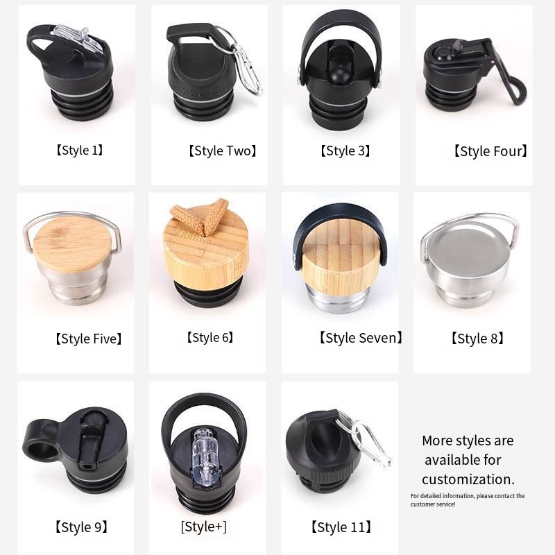 Wide-Mouth 304 Stainless Steel Cycling Bottle main image 2