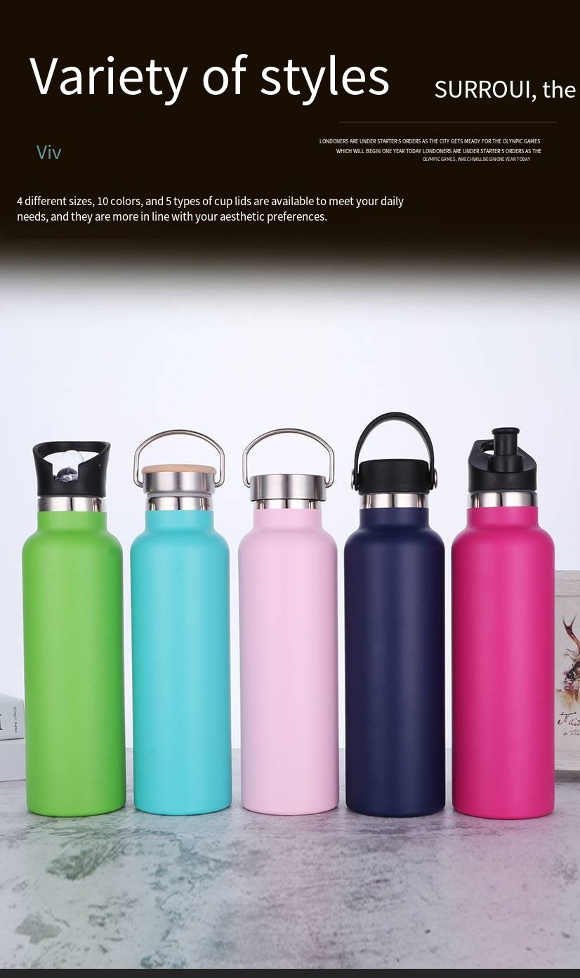 Large-Capacity Wide-Mouth Stainless Steel Thermal Bottle detail image 4