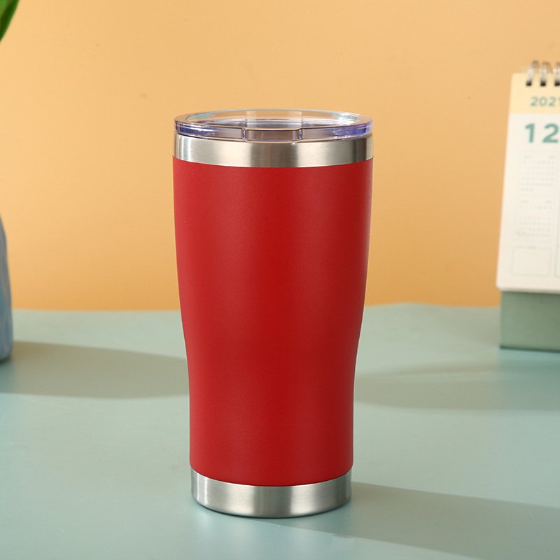 20oz Curved Stainless Steel Travel Tumbler sku image 6