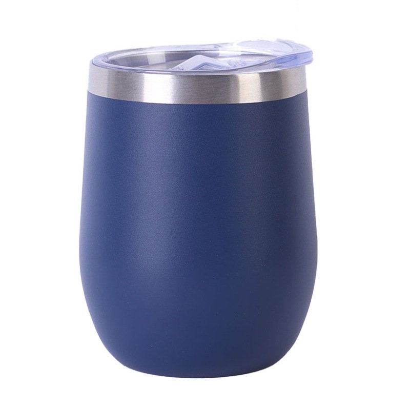 12oz Egg-Shaped Stainless Steel Wine Tumbler main image 5