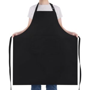 Adjustable Two-Pocket Full-Coverage Kitchen Apron main image 1
