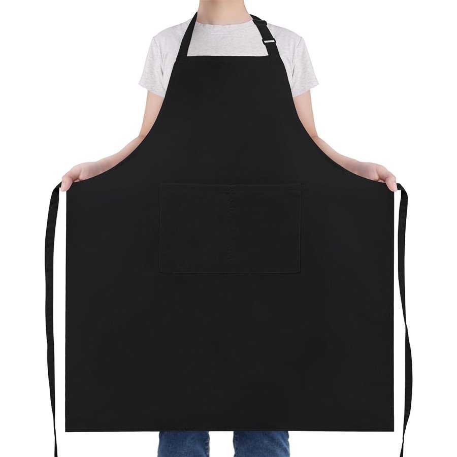 Adjustable Two-Pocket Full-Coverage Kitchen Apron main image 1