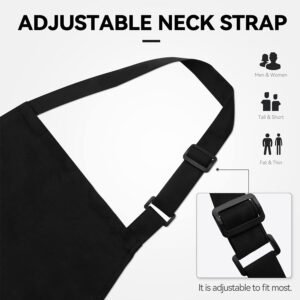 Adjustable Two-Pocket Full-Coverage Kitchen Apron main image 3