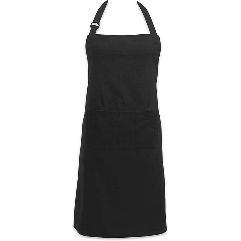 Adjustable Bib Apron with Three Pockets main image 1