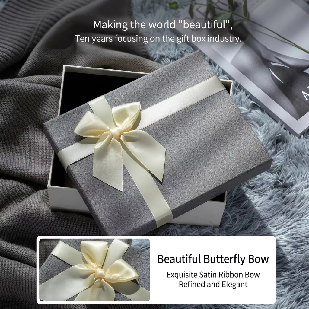 Vintage Large Bow Two-Piece Gift Box detail image 3