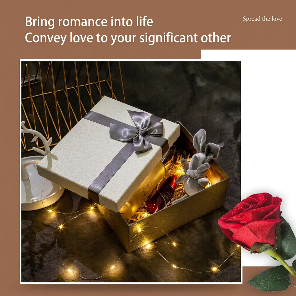 Vintage Large Bow Two-Piece Gift Box detail image 7