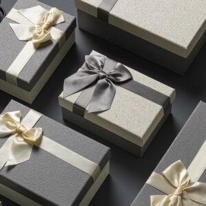 Vintage Large Bow Two-Piece Gift Box main image 4