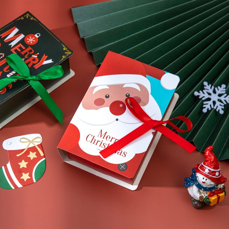 Christmas Book-Style Candy and Apple Gift Box main image 4