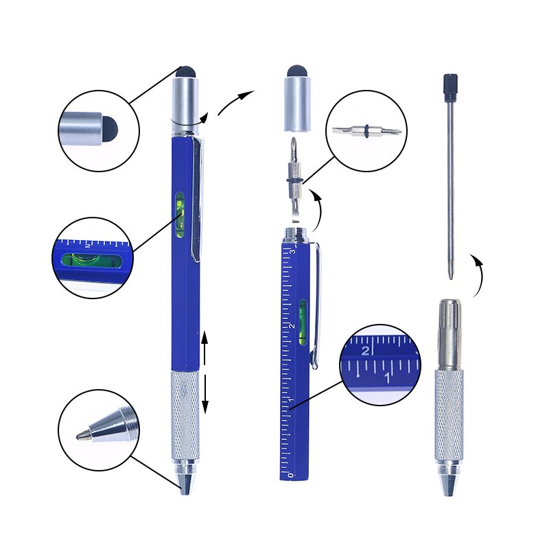 Multi-Function Metal Stylus Ballpoint Pen detail image 2