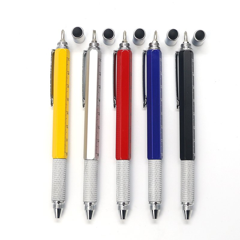 Multi-Function Metal Stylus Ballpoint Pen main image 5