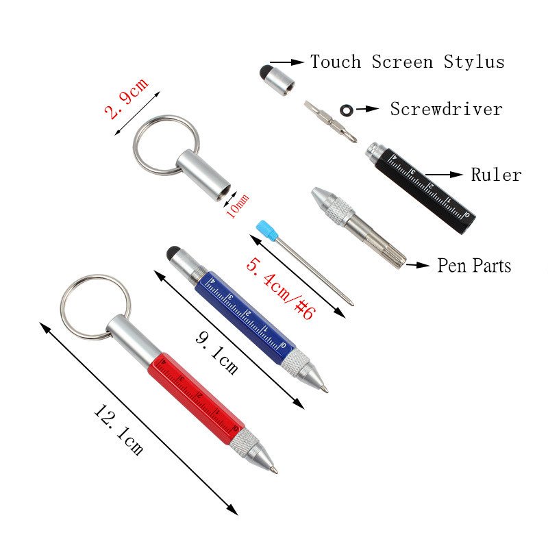 Multi-Function Ballpoint Pen with Practical Tools detail image 2