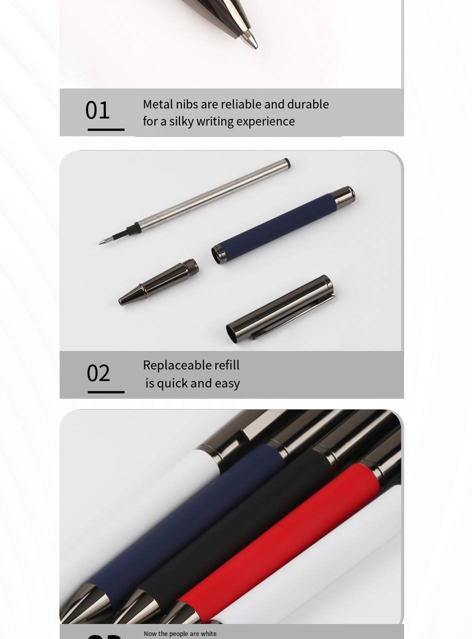 Slim Metal Ballpoint Pen for Promotional Gifts detail image 3