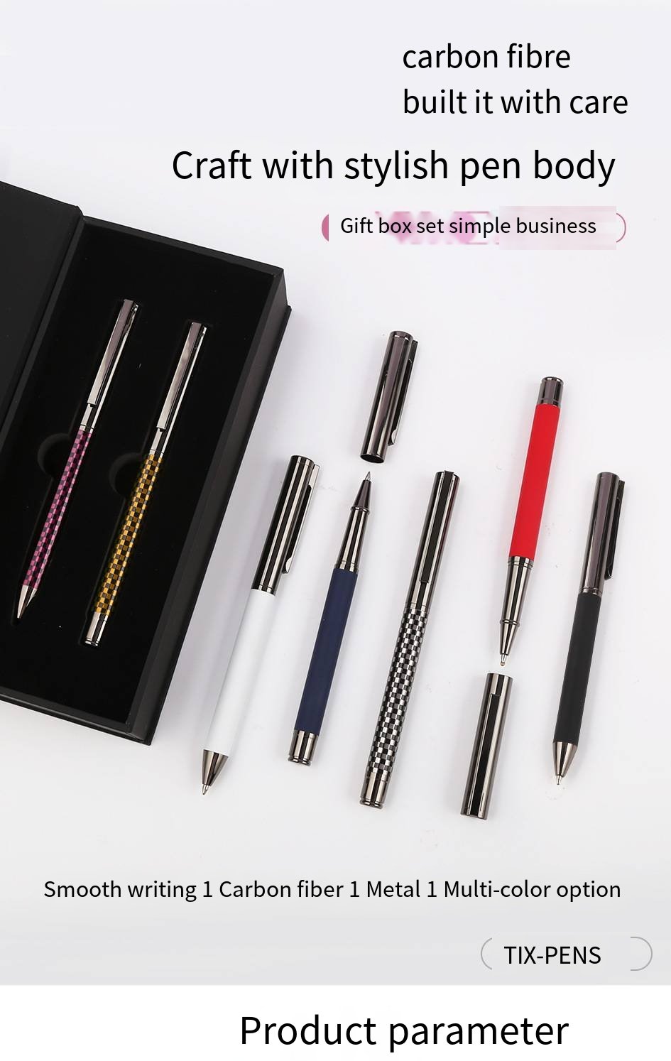 Slim Metal Ballpoint Pen for Promotional Gifts detail image 4