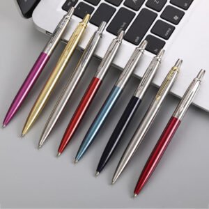 Luxury Metal Ballpoint Pen with Textured Barrel main image 1