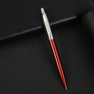 Luxury Metal Ballpoint Pen with Textured Barrel main image 2