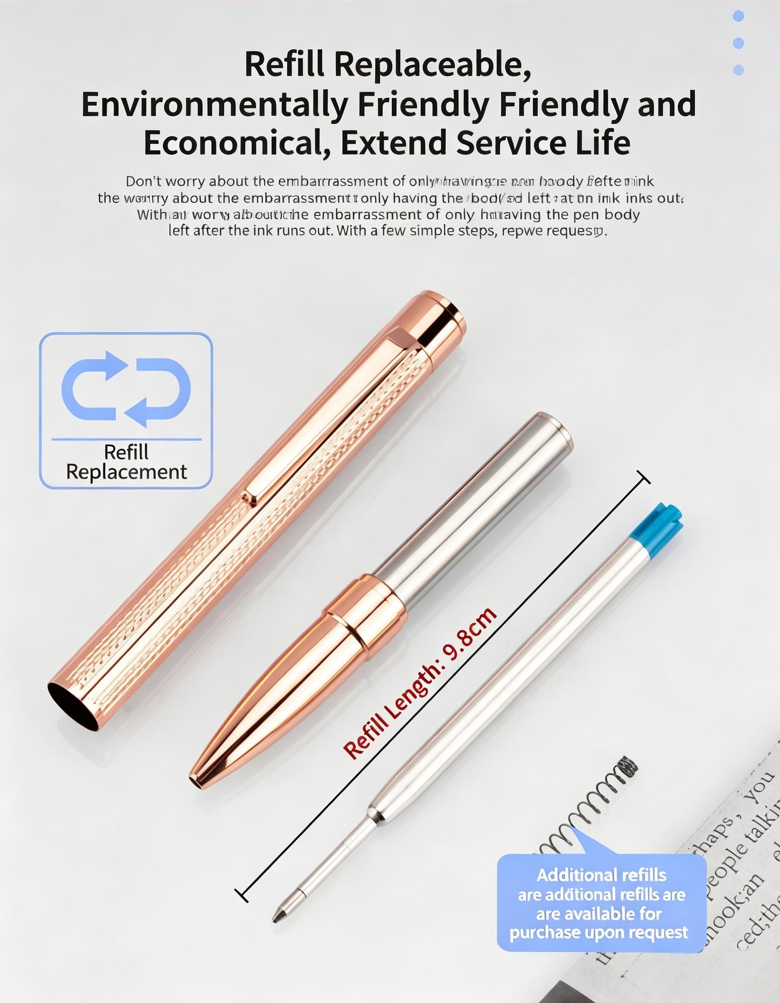 Custom Metal Ballpoint Pen for Corporate Gifts detail image 4