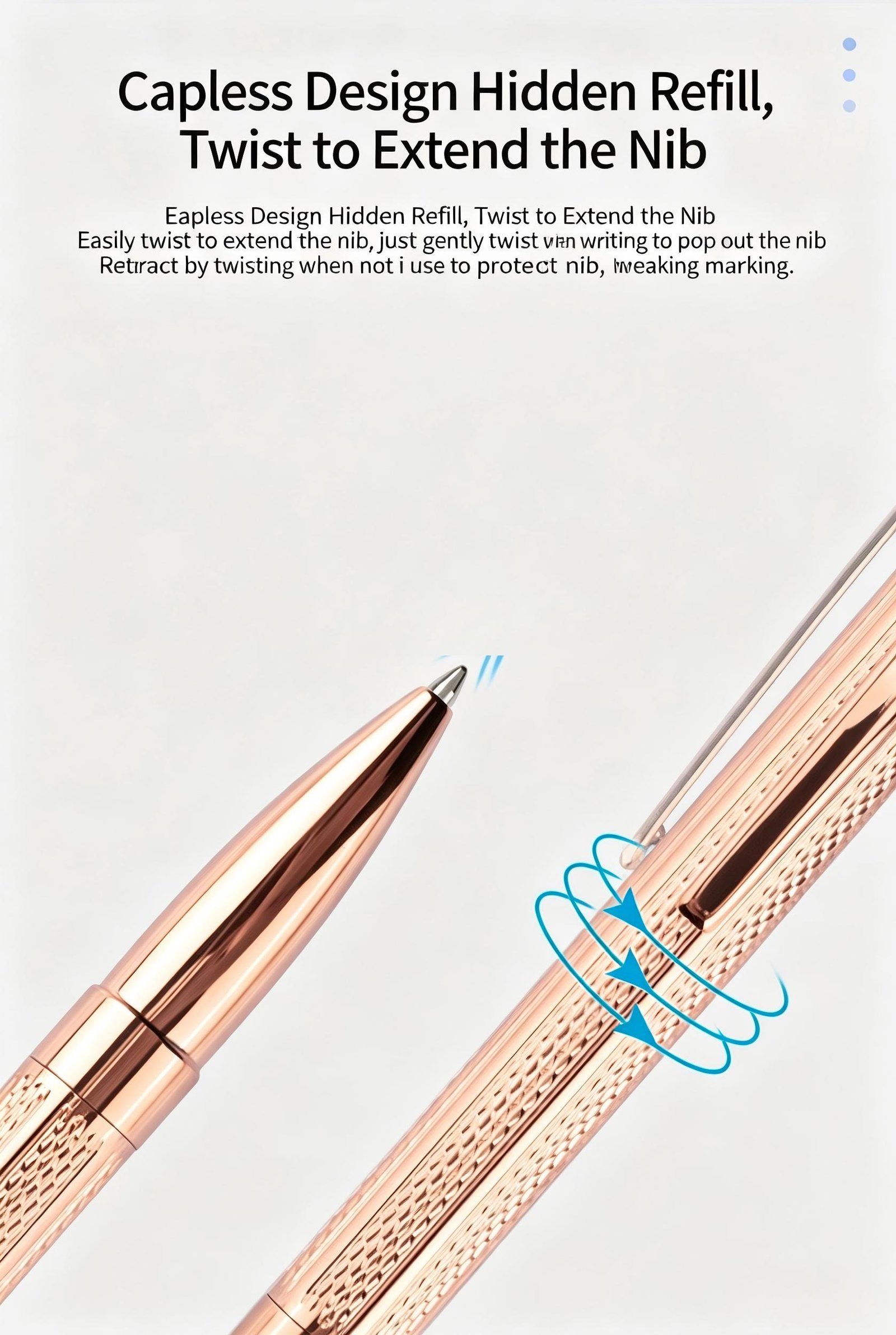 Custom Metal Ballpoint Pen for Corporate Gifts detail image 9