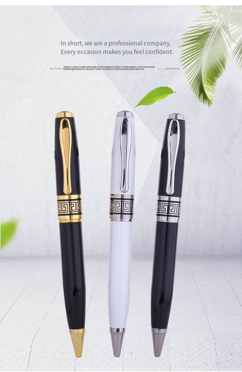 Minimalist Metal Ballpoint Pen with Clip detail image 2