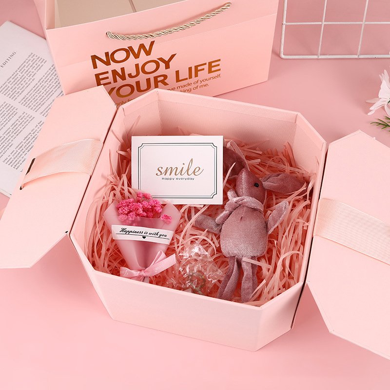 Mother's Day Pink Bow Gift Box for Cosmetics and Apparel detail image 10