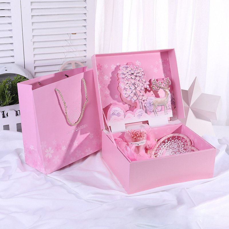 Mother's Day Pink Bow Gift Box for Cosmetics and Apparel detail image 18