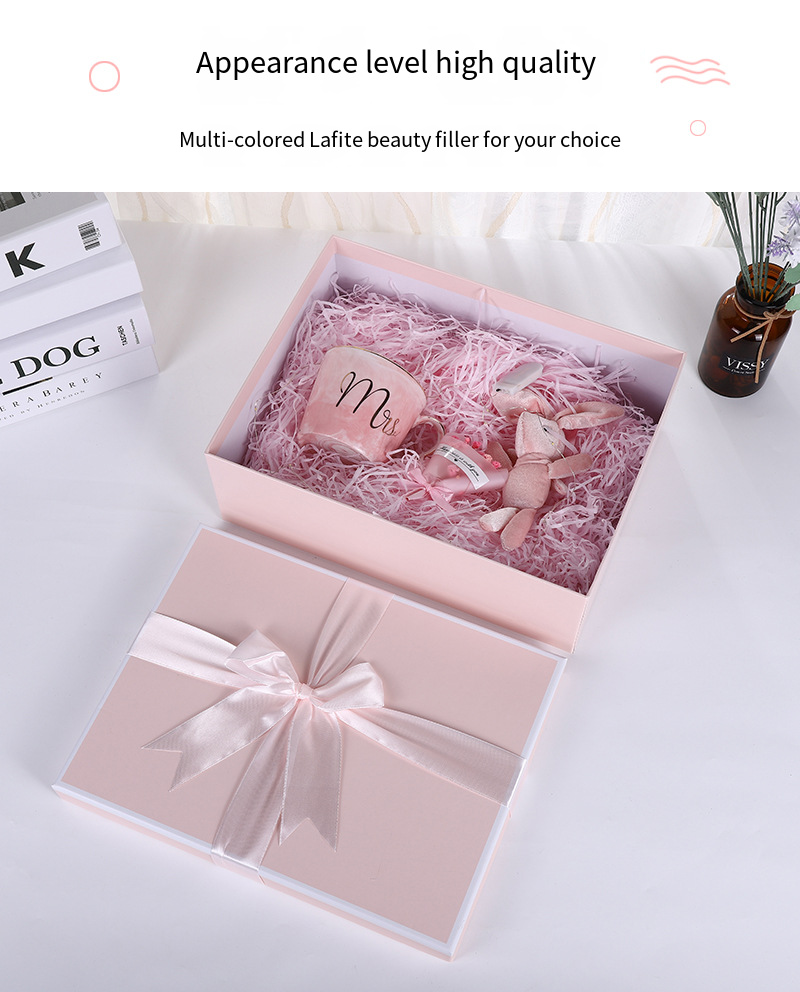 Mother's Day Pink Bow Gift Box for Cosmetics and Apparel detail image 24