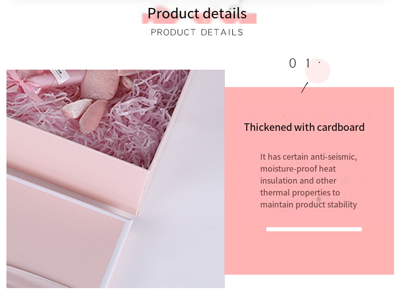 Mother's Day Pink Bow Gift Box for Cosmetics and Apparel detail image 27