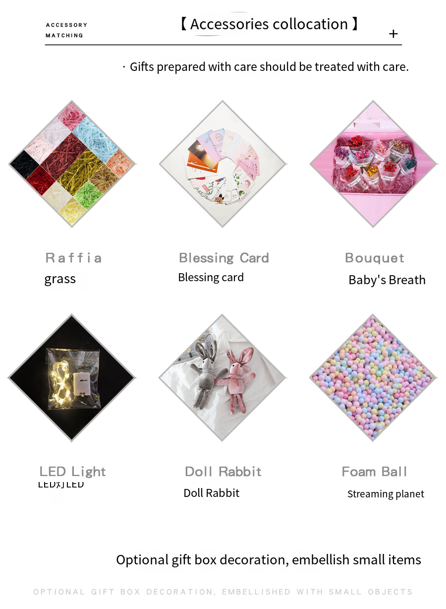Premium White Bow Two-Piece Gift Box detail image 6