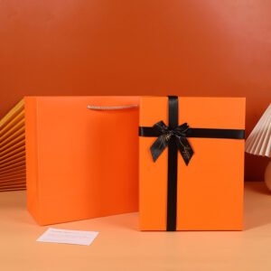 Premium White Bow Two-Piece Gift Box main image 9