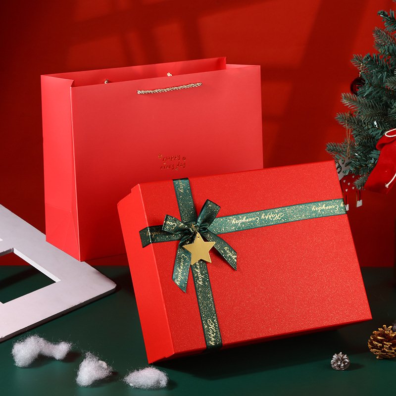 Premium White Bow Two-Piece Gift Box main image 13