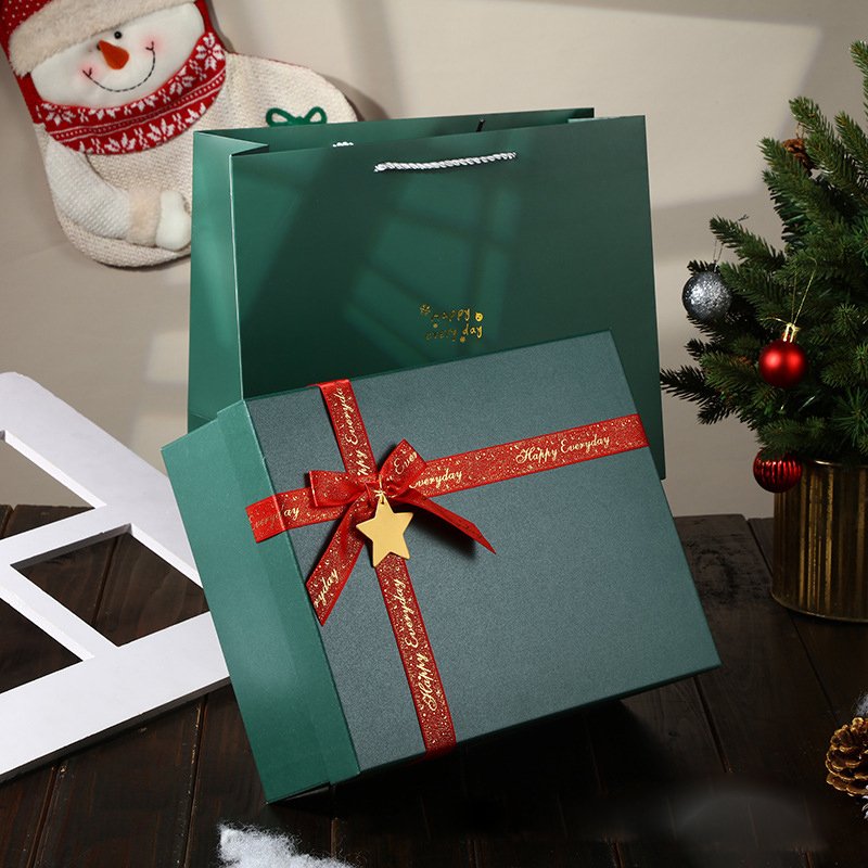 Premium White Bow Two-Piece Gift Box main image 16