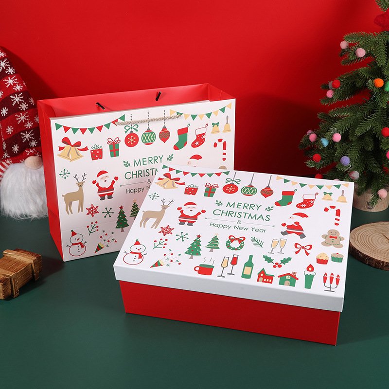 Premium White Bow Two-Piece Gift Box main image 17