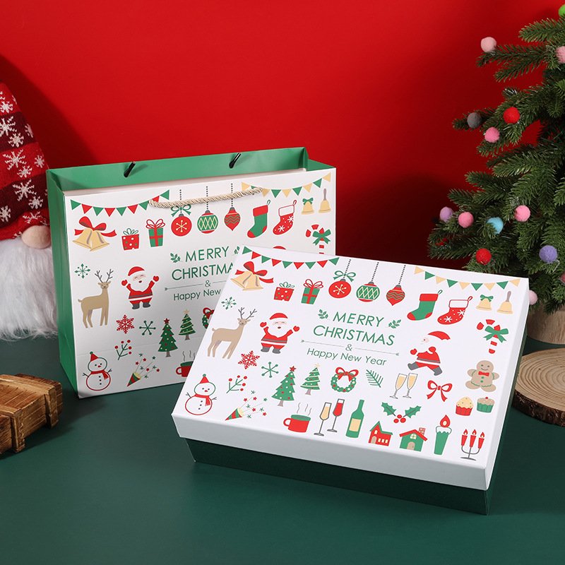 Premium White Bow Two-Piece Gift Box main image 18