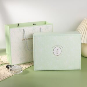 Premium White Bow Two-Piece Gift Box main image 19