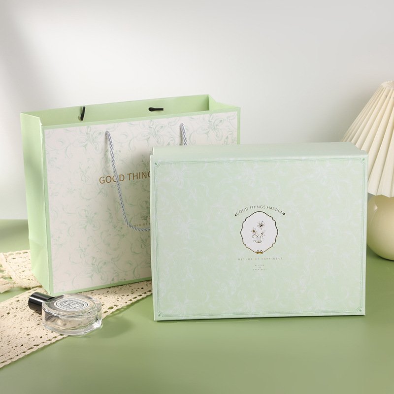 Premium White Bow Two-Piece Gift Box main image 19