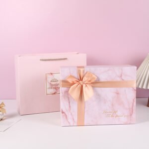 Premium White Bow Two-Piece Gift Box main image 20