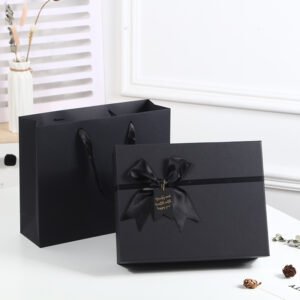 Premium White Bow Two-Piece Gift Box main image 24