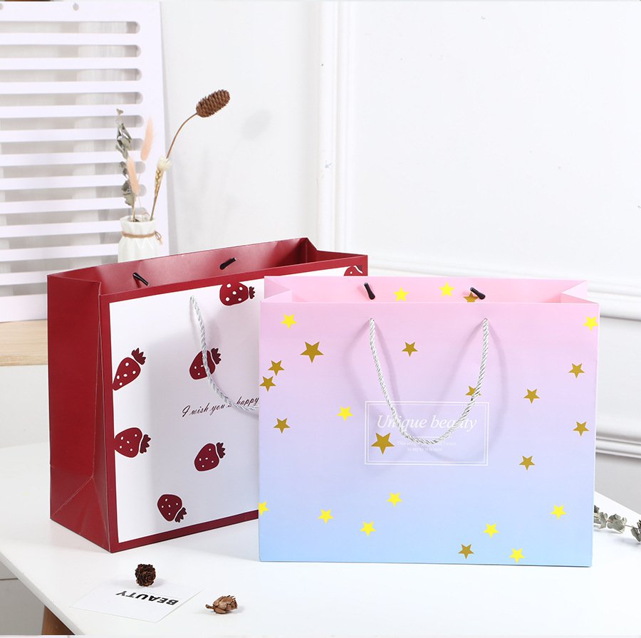 Large Gradient Color Rigid Gift Box with Lid detail image 11