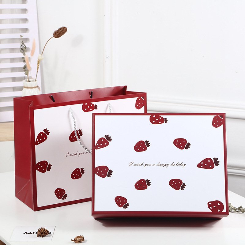Large Gradient Color Rigid Gift Box with Lid main image 10