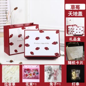 Large Gradient Color Rigid Gift Box with Lid main image 12