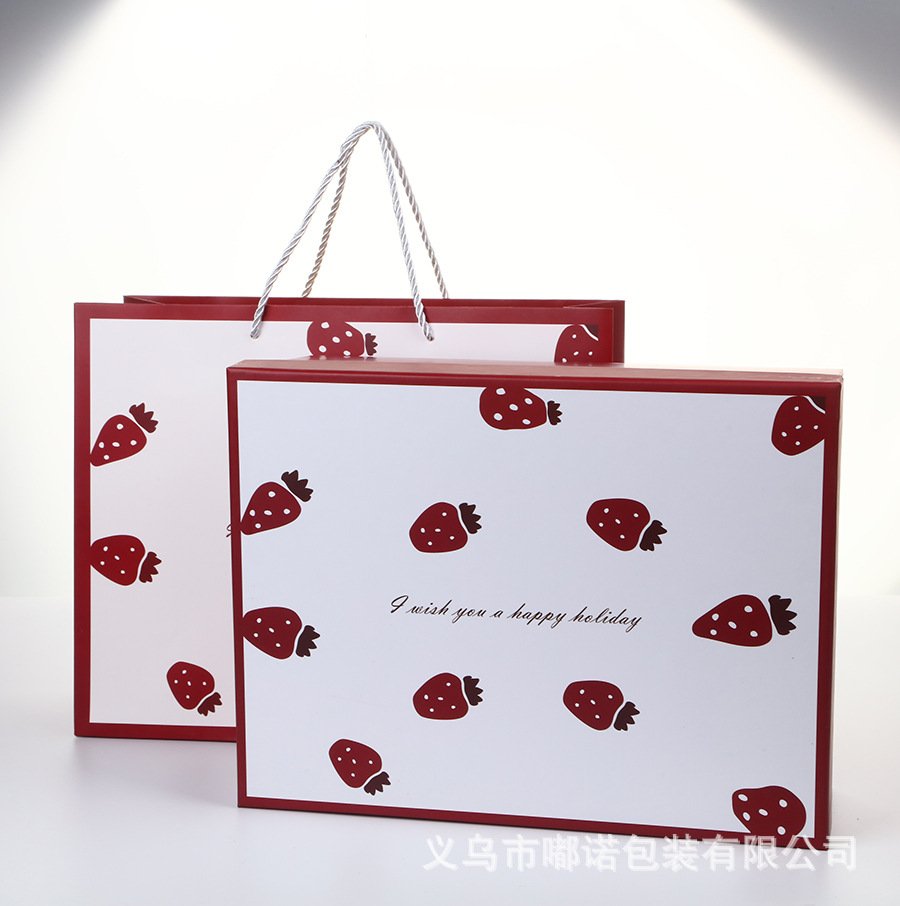 Large Gradient Color Rigid Gift Box with Lid main image 7